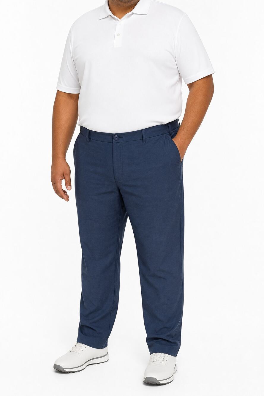 Callaway Men's Navy Horizontal Texture Stretch Performance Golf Pants Size 40x30